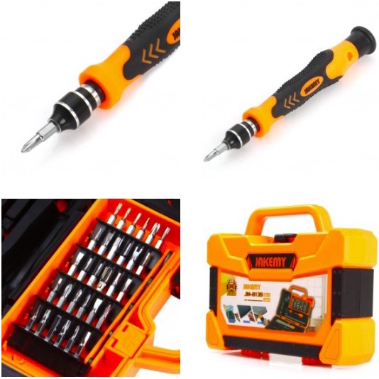 Set Obeng Perkakas Jakemy 45 in 1 Precision Screwdriver Repair Tool Kit - JM-8139 JM-8159