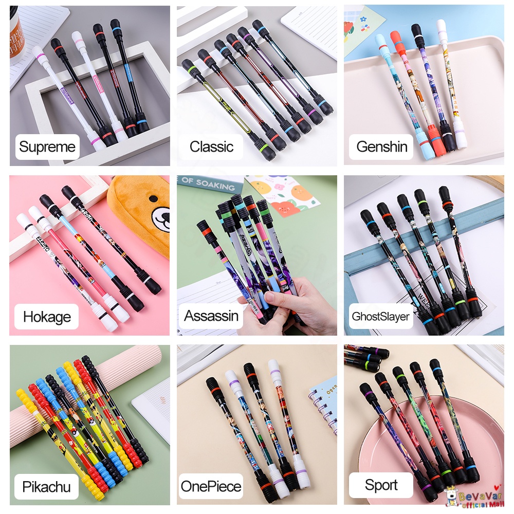 BEVAVAR Pen Spinning Pen Balance Oily Fingers Flexible Creative/Bolpoin