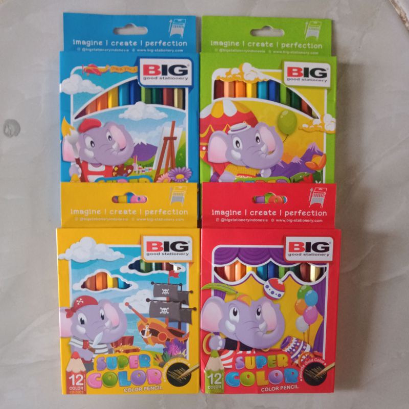 

PENSIL WARNA BIG STATIONERY PENDEK