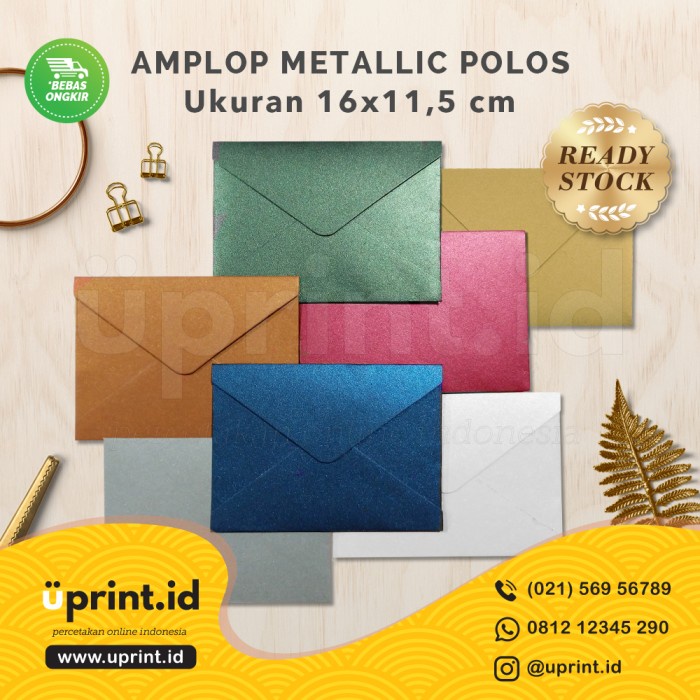 

Mudah Amplop Metalik | Amplop Polos | Amplop Warna | 16X11.5 Cm | Ready Stok Bergaransi