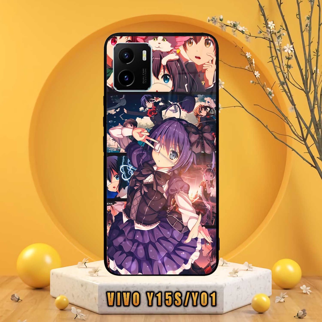 (SV30) Case Kilau Vivo Y15S/Y01 | Y15S | Y01 | Casing Hp Vivo | Pelindung Smartphone | Motif Anime G