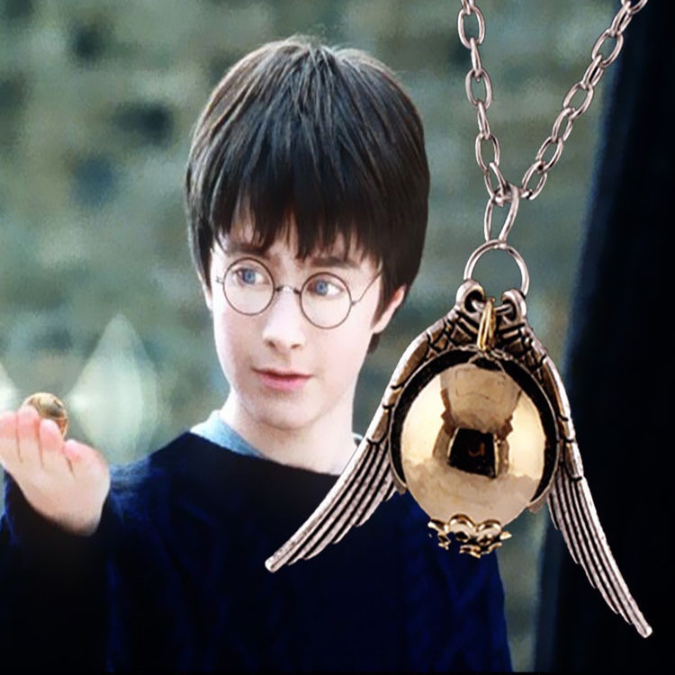 Pandora Kalung 925 Silver Harry Potter Dan The Deathly Hallows Snitch Pendant Untuk Pria Dan Wanita