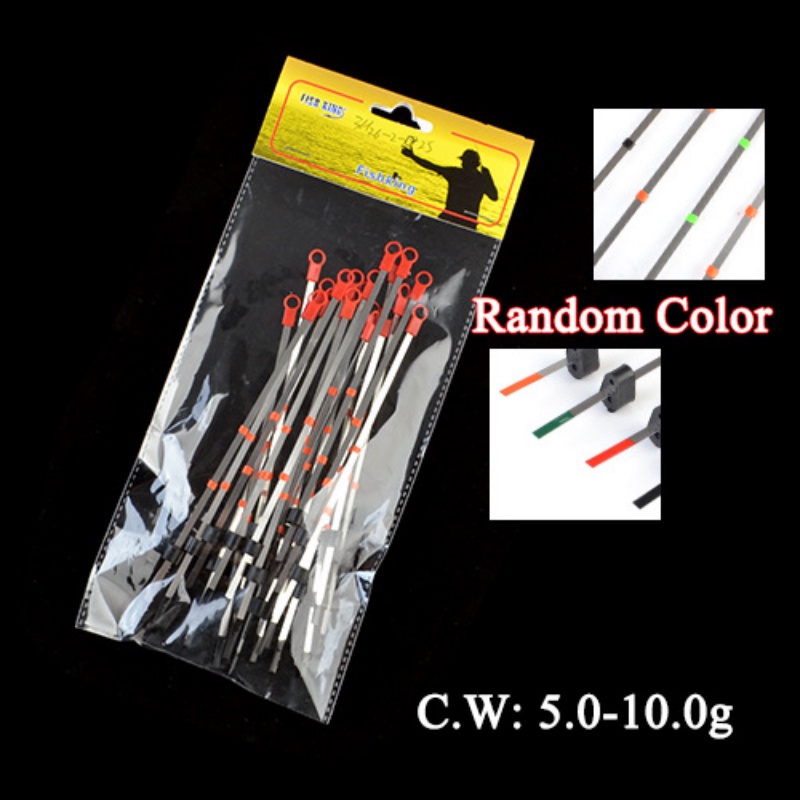 5pcs / set Joran Pancing Portable 170mm Bahan Stainless Steel Warna Acak Untuk Musim Dingin