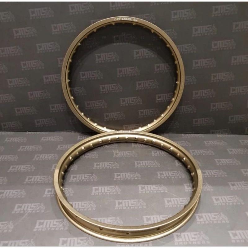 Velg veleg pelek lingkar aloy alloy velek crv 17 140 18 160 itu excel coklat bronze