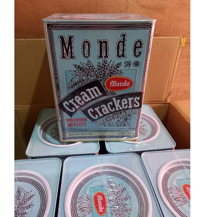 

✨ Monde Cream Crackers 1.2kg/ Biskuit Kaleng Monde 1200gram 