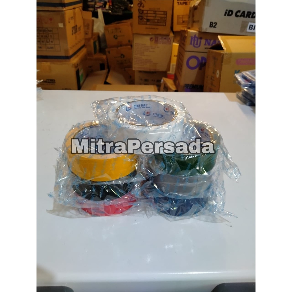 

Cloth Tape STAR Lakban Kain 35mm x 12mt Warna Lengkap PROMO TERMURAH