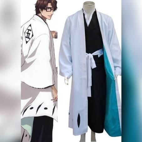 ardiikbal27 kostum costume yukata hakama samurai kimono aizen bleach TERLARIS TERPERCAYA ORIGINAL