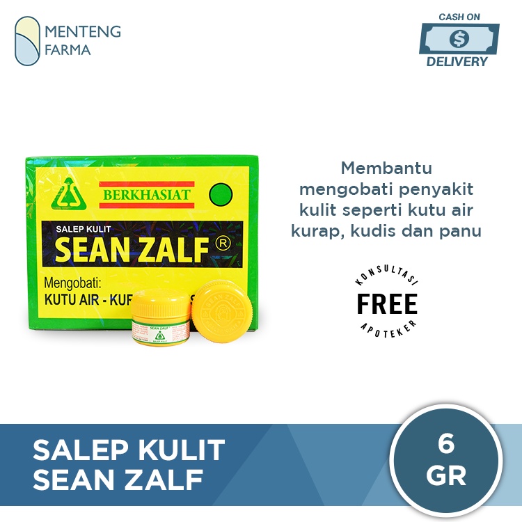 Salep Kulit Sean Zalf - Mengobati Kutu Air, Kurap, Kudis dan Panu