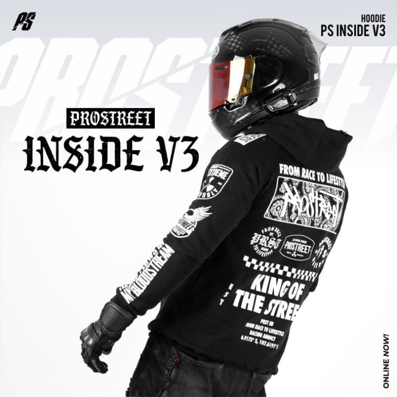 Jaket Hoodie Prostreet INSIDE V3 Sweater Hoodie Prostreet KING OF THE STREET Termurah Bahan Tebal