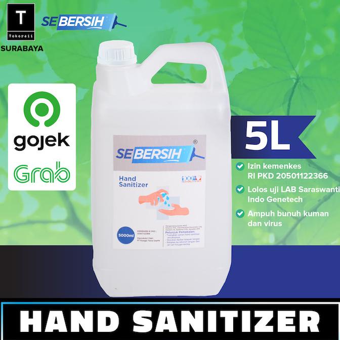 Hand Sanitizer SEBERSIH 5 Liter Food Grade Antiseptic