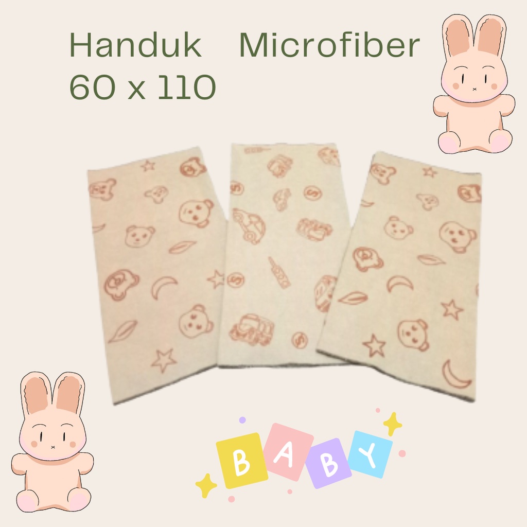 Handuk Bayi Microfiber Export Quality Lusiana E 462000