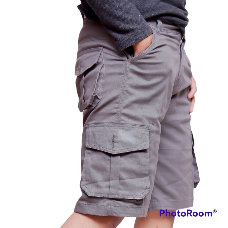 Celana pendek CARGO pria / celana pendek kantong banyak