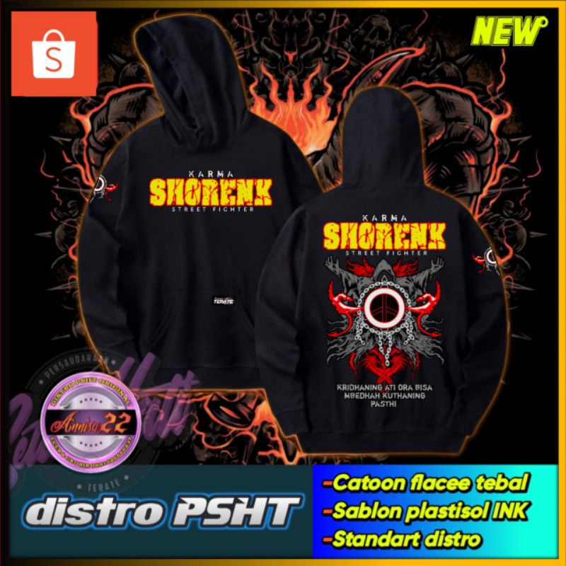 JAKET HODIE KARMA SHORENK STREET FIGHTER (KODE A1)