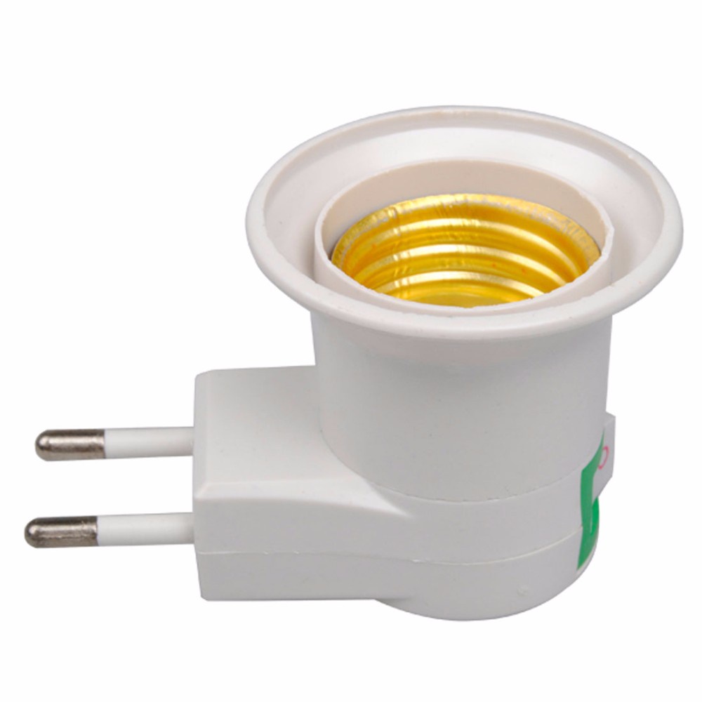 【GOGOMART】Fitting Saklar On Off E27 Lampu Bohlam Portable EU Plug