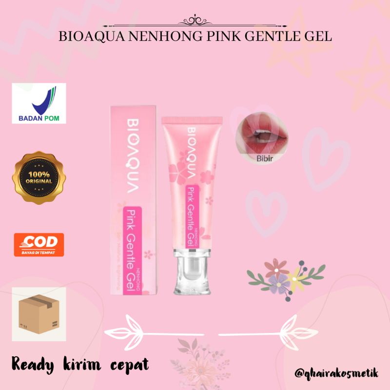 Jual Bioaqua Nenhong Cream Warm Pink Gentle Gel G Lip Serum Shopee Indonesia