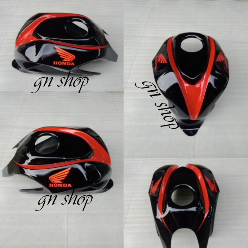 kondom tangki megapro new karbu cover tangki megapro new monoshock