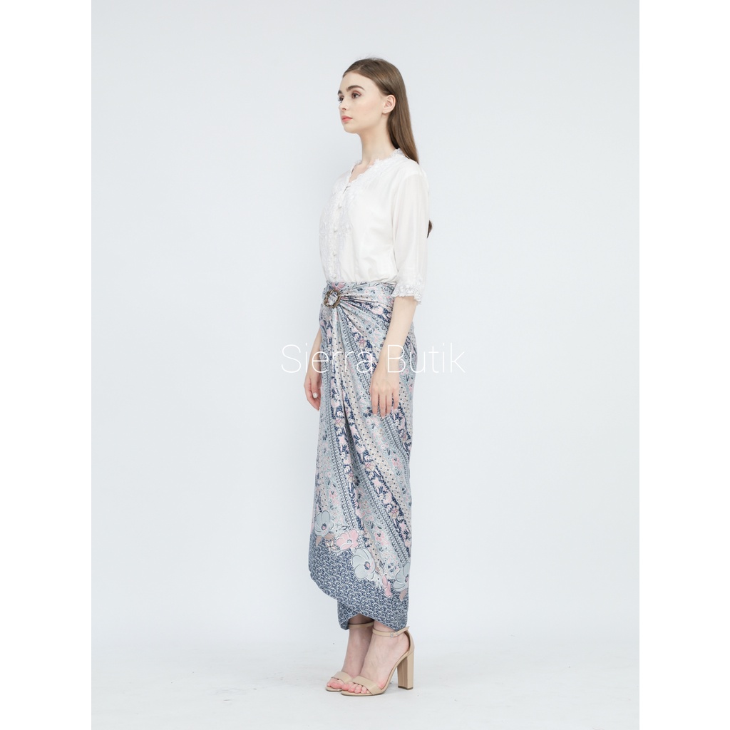 ROK LILIT BATIK GREYISH BLUE PREMIUM