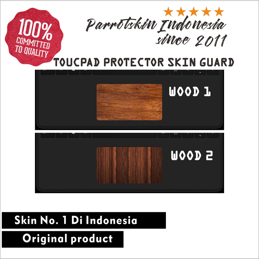 anti gores Toucpad Trackpad laptop protector WOOD SKIN GUARD