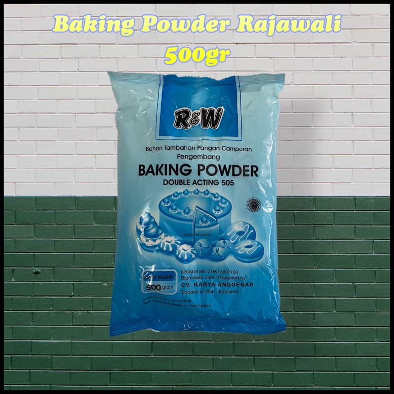 

Baking Powder Double Active 500gr Rajawali Baking Powder Premium 500 gram R & W