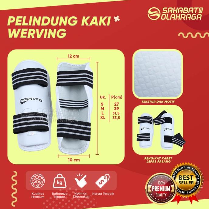[COD] Shin Guard Werving / Pelindung Kaki Taekwondo Silat Karate BERMUTU Kode 1160
