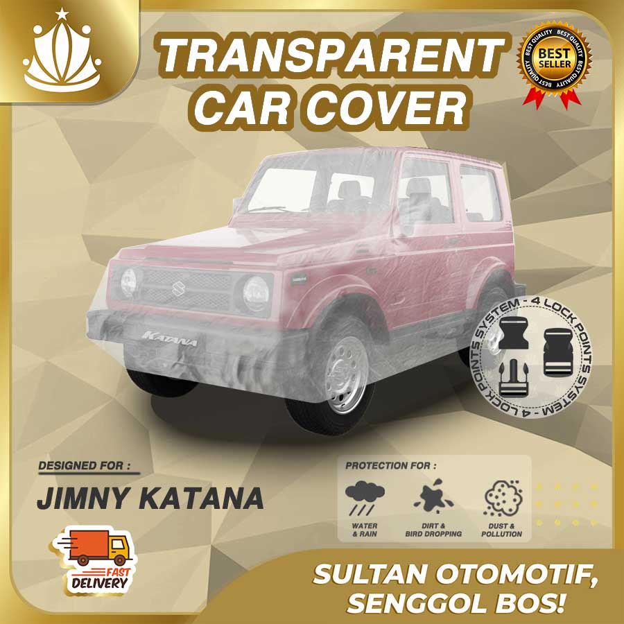 Body Cover Mobil Plastik TEBAL Suzuki Jimny Katana WATERPROOF