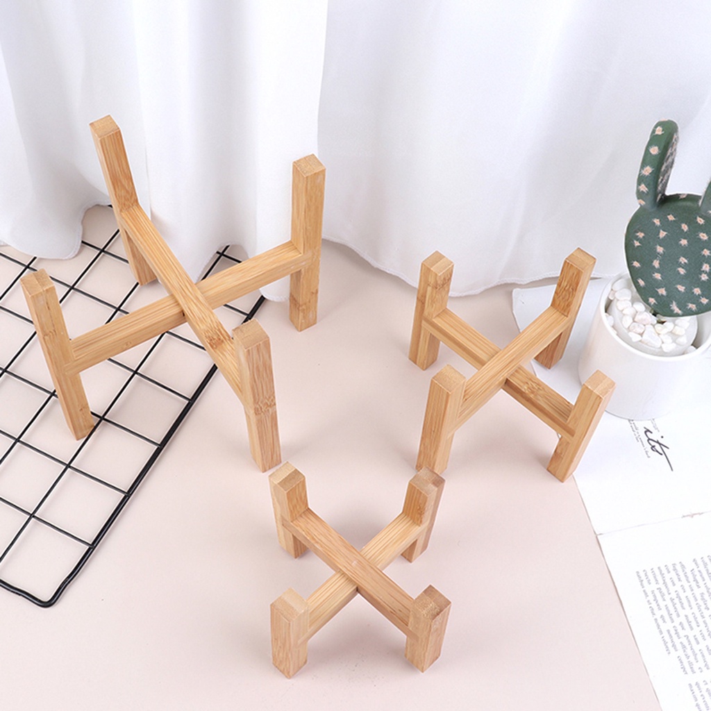 Rak Pot Bunga Kayu Rak Tanaman Dalam Ruangan Stand Rak Display Planter Pot Trays