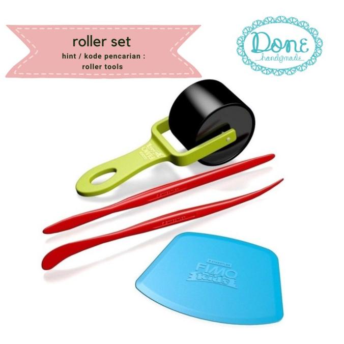 

Roller tools teksture clay tools polymer clay tools alat clay anak set