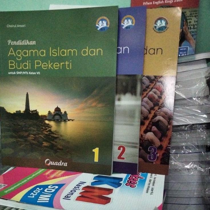 New BUKU PAKET AGAMA ISLAM & BUDI PEKER QUADRA SMP KELAS 7,8,9 BLT29