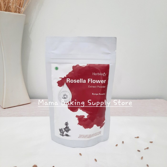 

HERBILOGY Bubuk Bunga Rosela ROSELLA FLOWER Extract Powder 100 gr