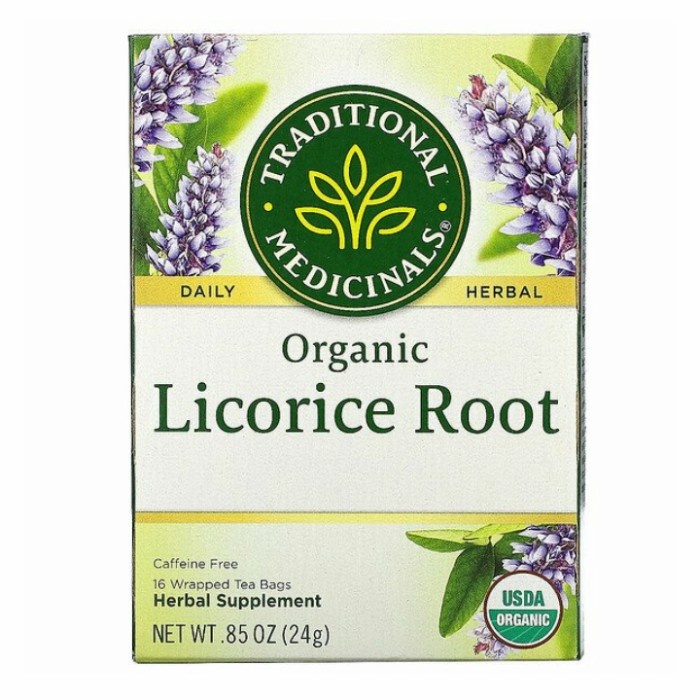 

ORIGINAL MURAH Traditional Medicinals Organic Licorice Root Herbal Tea 16 pcs