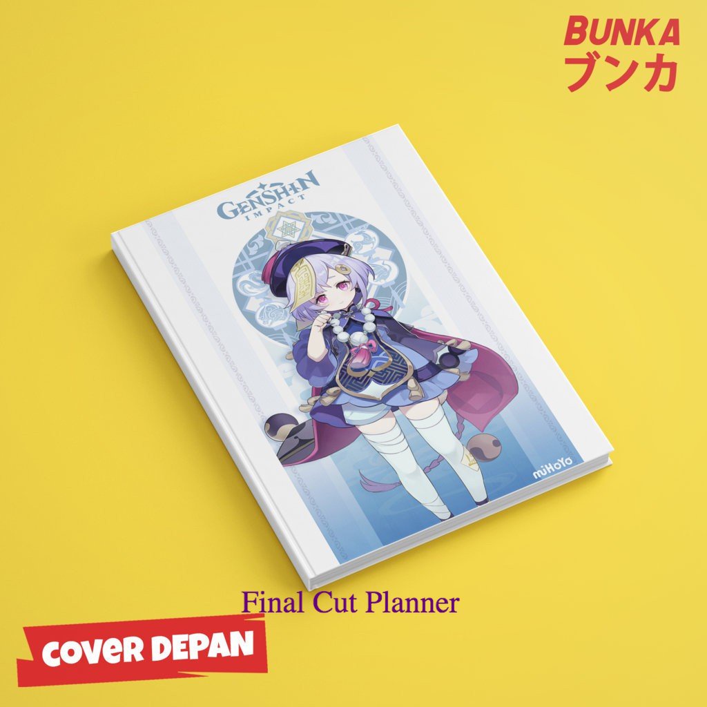 

Notebook Game Genshin Impact Qiqi Hardcover A5 Buku Tulis Catatan Notes Agenda Planner Jurnal .