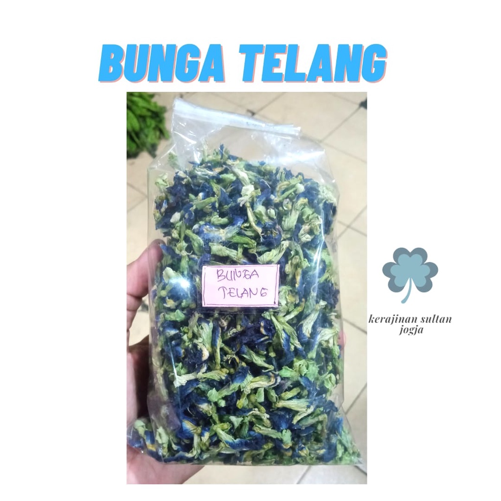 

TELANG BUNGA TELANG HERBAL ALAMI / BLUE PEA KERING 50GR
