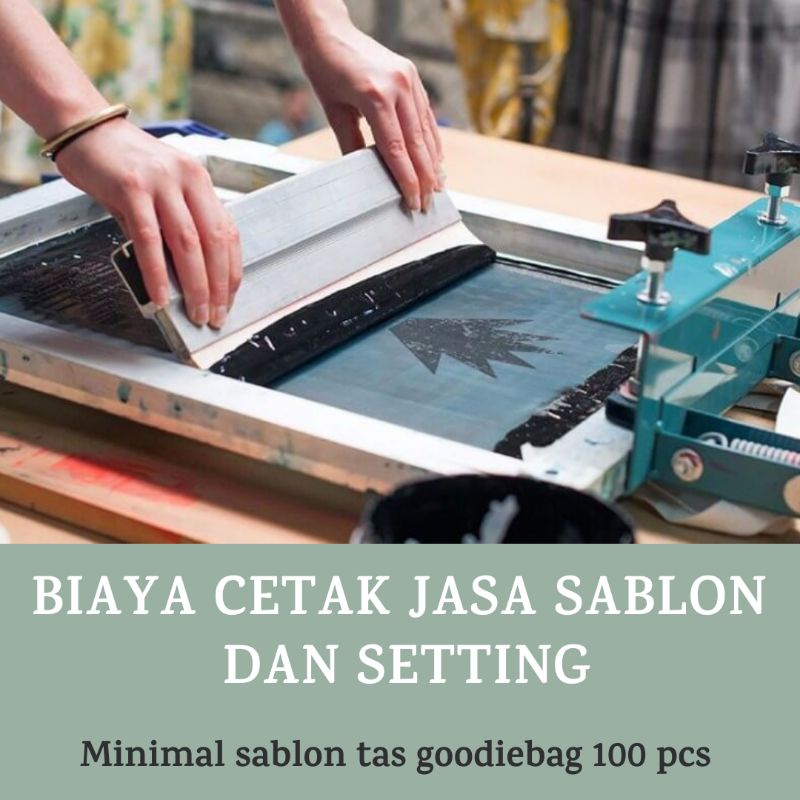 Goodie bag custom | spunbond custom sablon