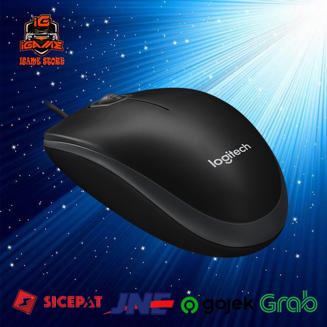 MOUSE USB LOGITECH B100 MOUSE LOGITECH ORIGINAL RESMI 100% BUKAN KW TOP GAN