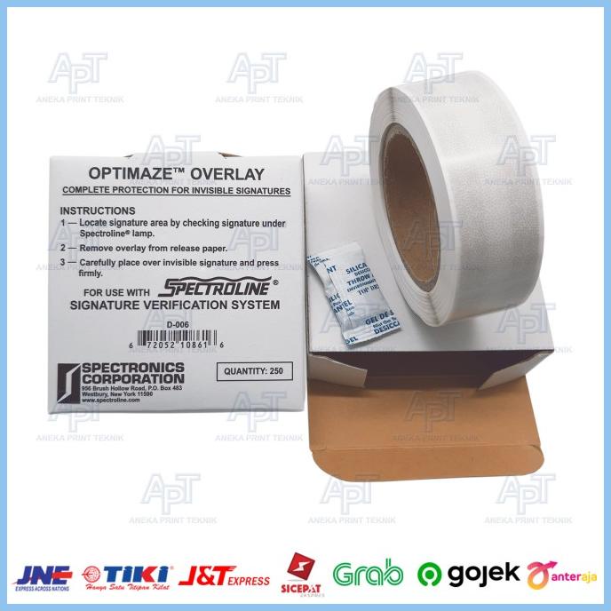 

SALE Spectroline Stiker Overlay