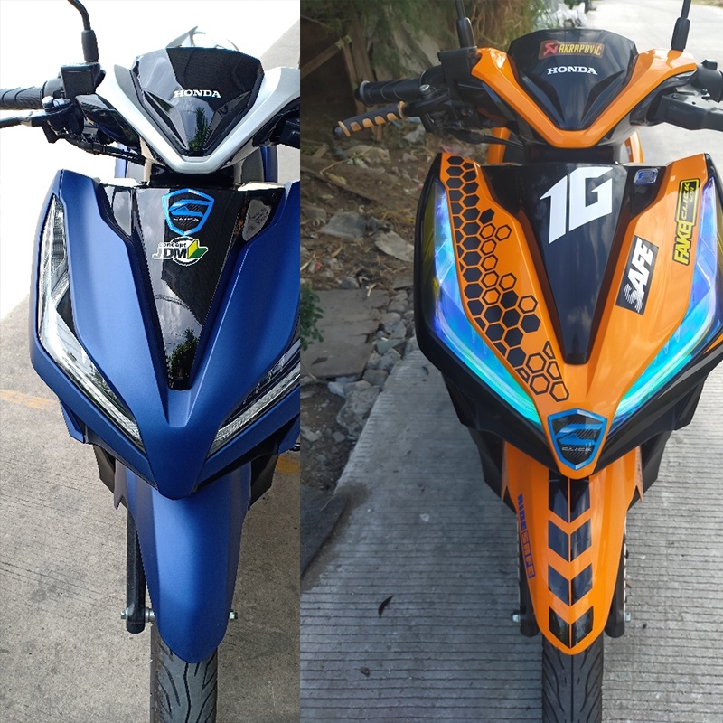 Click125i 150i Emblem Lencana Lencana Logo Stiker Kepala Sepeda Motor Fairing Dekorasi Aksesoris Modifikasi Untuk Honda