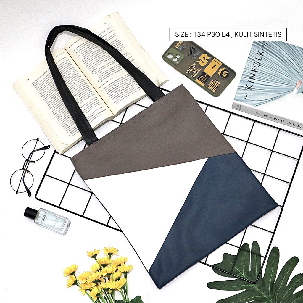 COD TOTEBAG WARNA COKLAT / TOTEBAG BROWN / TOTE BAG TULISAN / Tas Kanvas Murah Produk Lokal Semarang