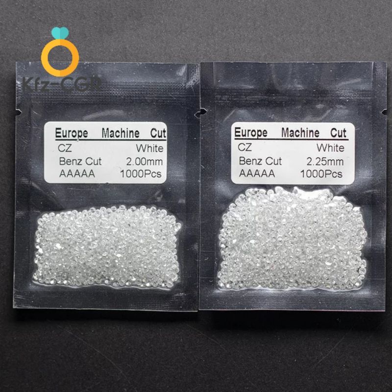 Permata Cubic Zirconia AAAAA Diamond size kecil Sirkon atau Zirkon