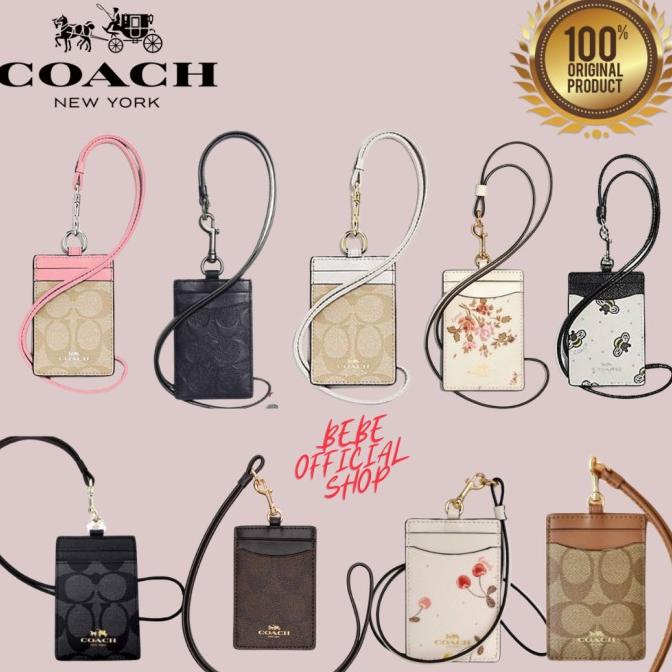 

[Original] Lanyard Coach Signature Id Card Holder / Tempat Kartu Coach
