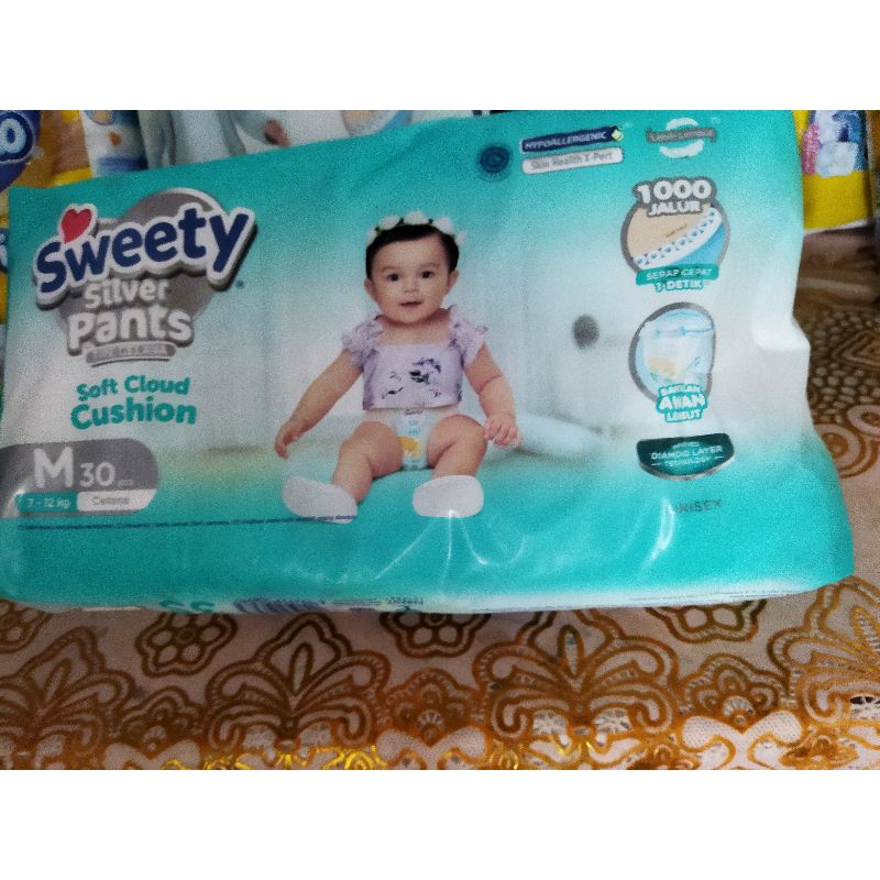 pampers sweety pants silver M,L,S.sweety silver NBS. Sweety silver XL