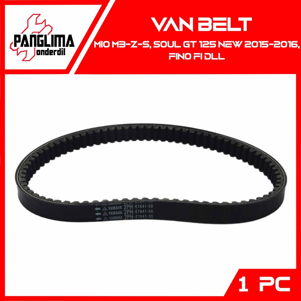 Van Belt Mio M3-Z-S &amp; Soul GT 125 Lama-New &amp; Fino FI &amp; X-Ride 125 &amp; Free Go Vanbelt-Vanbel V Bel 2PH Merk Random