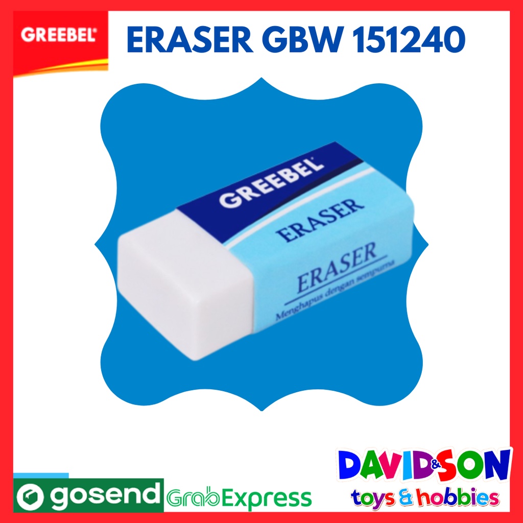 

GREEBEL ERASER / PENGHAPUS (SATUAN) GBW 151240