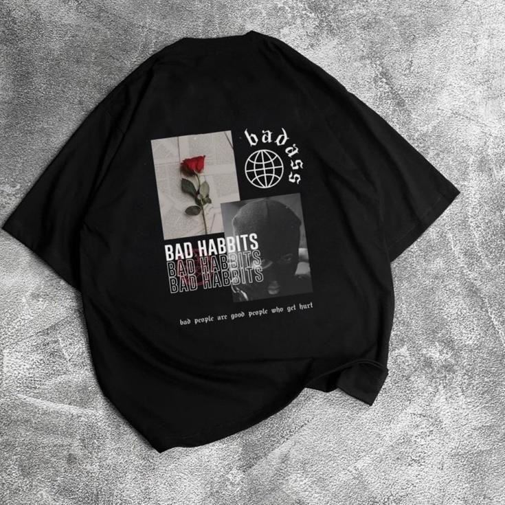 GSC - Baju KAOS OVERSIZE SAN ANDREASS / Kaos Oversize Terbaru-bad habbit