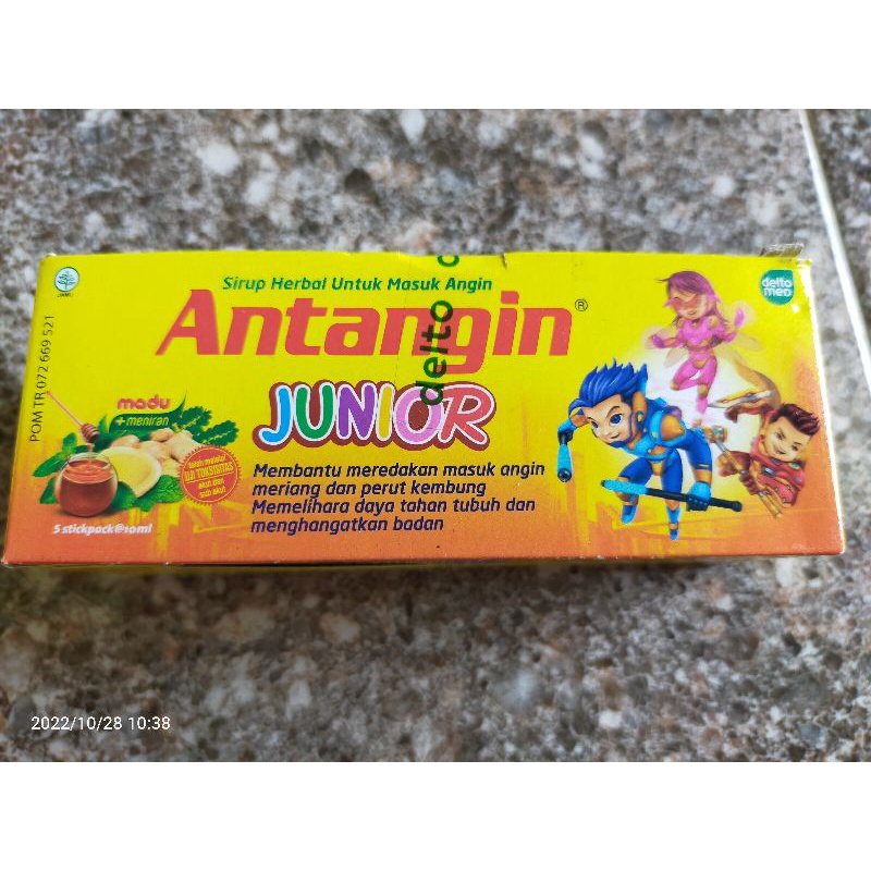 Antangin junior box isi 5sachet