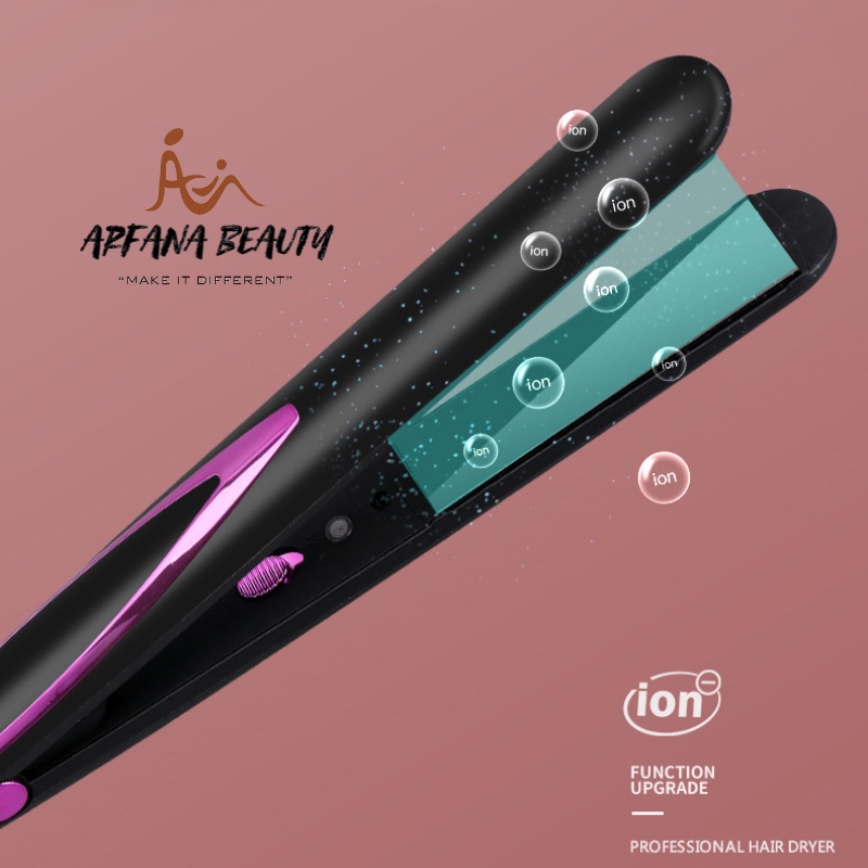 Catokan Wanita Pelurus Pengeriting Catokan Rambut 2 in 1 Lurus dan Keriting Alat Keriting Catok Rambut Terbagus Catok Lurus Pengriting Ion Tourmaline Besi Perawatan Kecantikan Ori Original Premium Terbaru