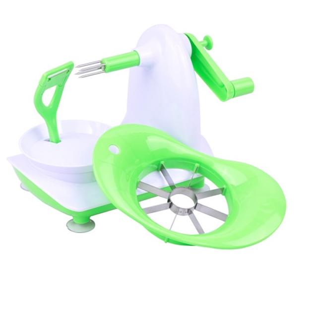 Murah Alat Kupas Buah Otomatis 1 Set / Pengupas Buah / Mini Peeler / Stainless Steel