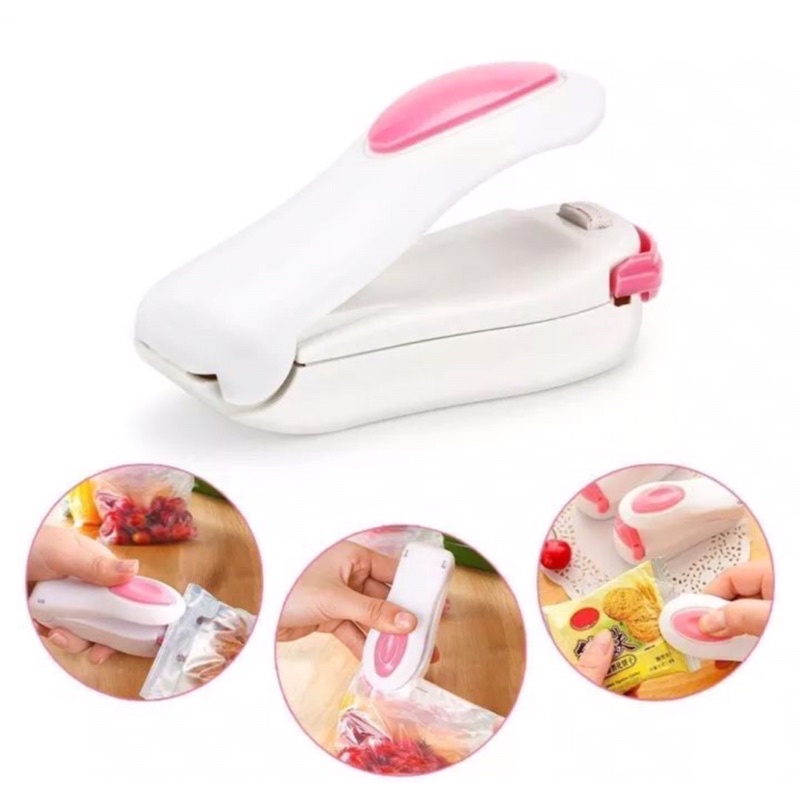 Mini Sealer Pengemas Makanan Alat Mini Hand Sealer Perekat Plastik