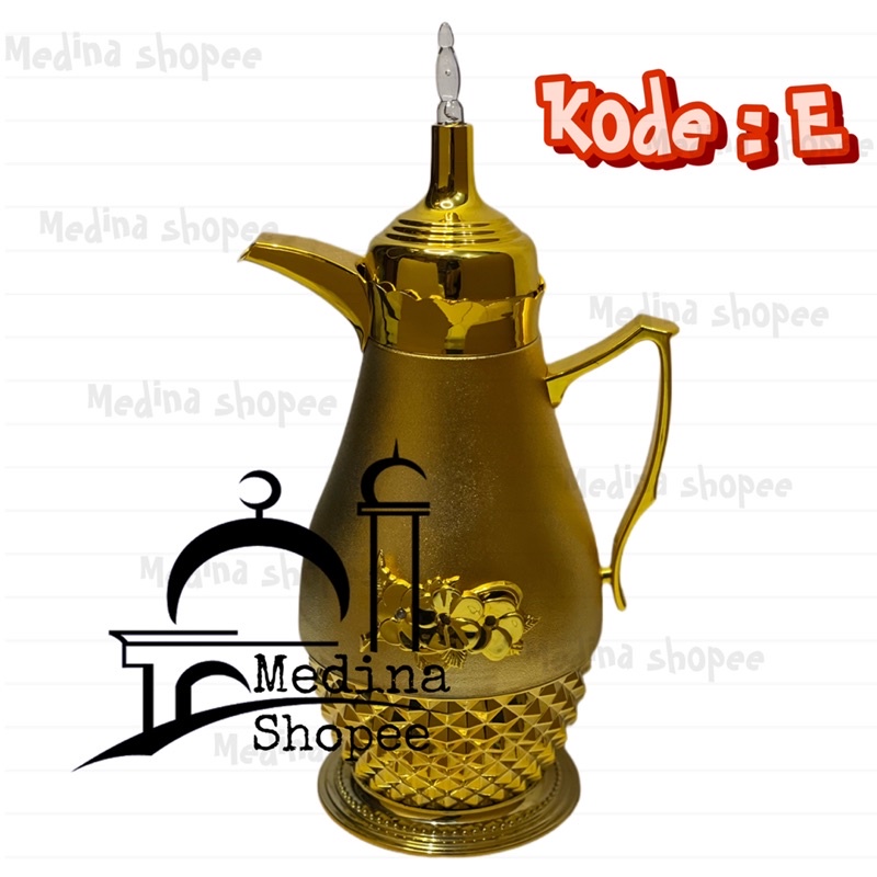 Termos gold / vacuum flask/ termos haji / termos zamzam/ teko arab