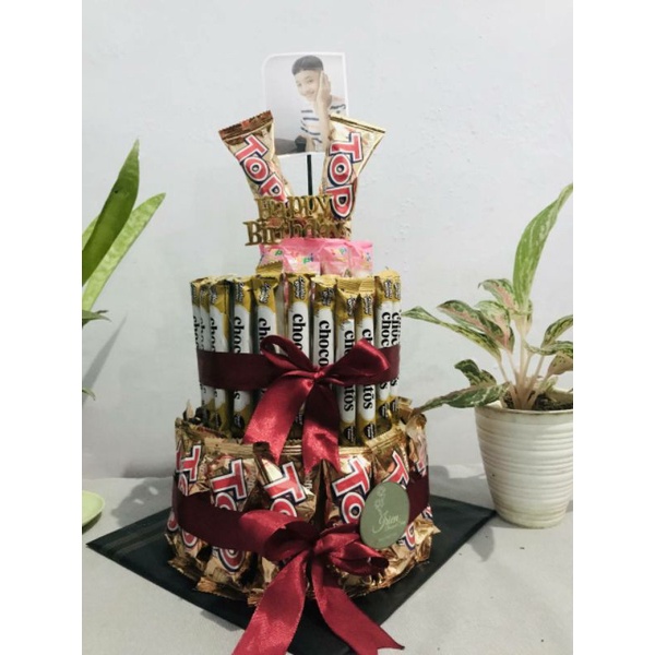 

Snack tower tart
