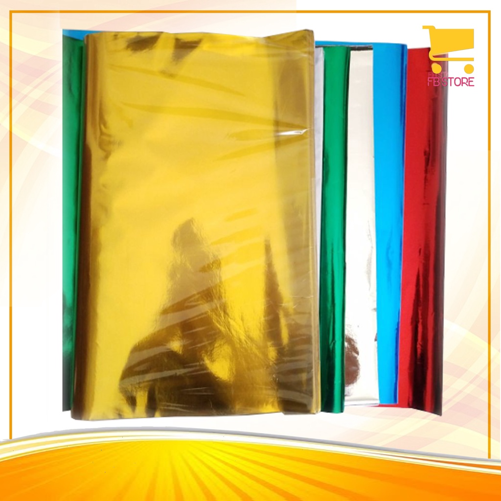 

kertas kilap per pack per warna uk. 49x63cm (100pcs)